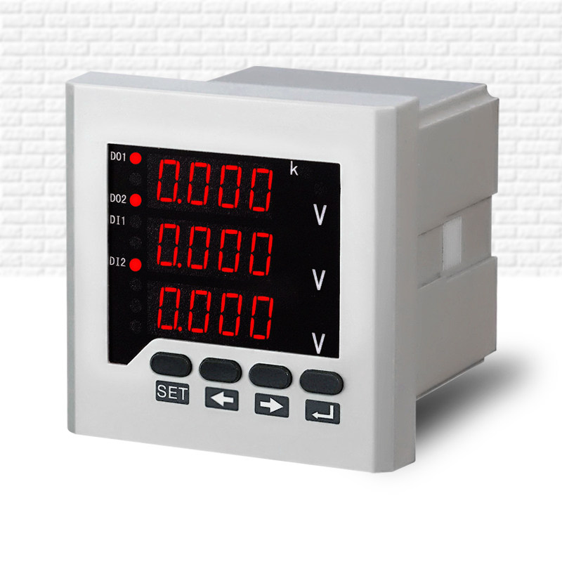 Three-phase alternating current pressure gauge digital display intelligent alarm RS485 Communication 4-20mA Changed Delivery Measurement Engineering Professional