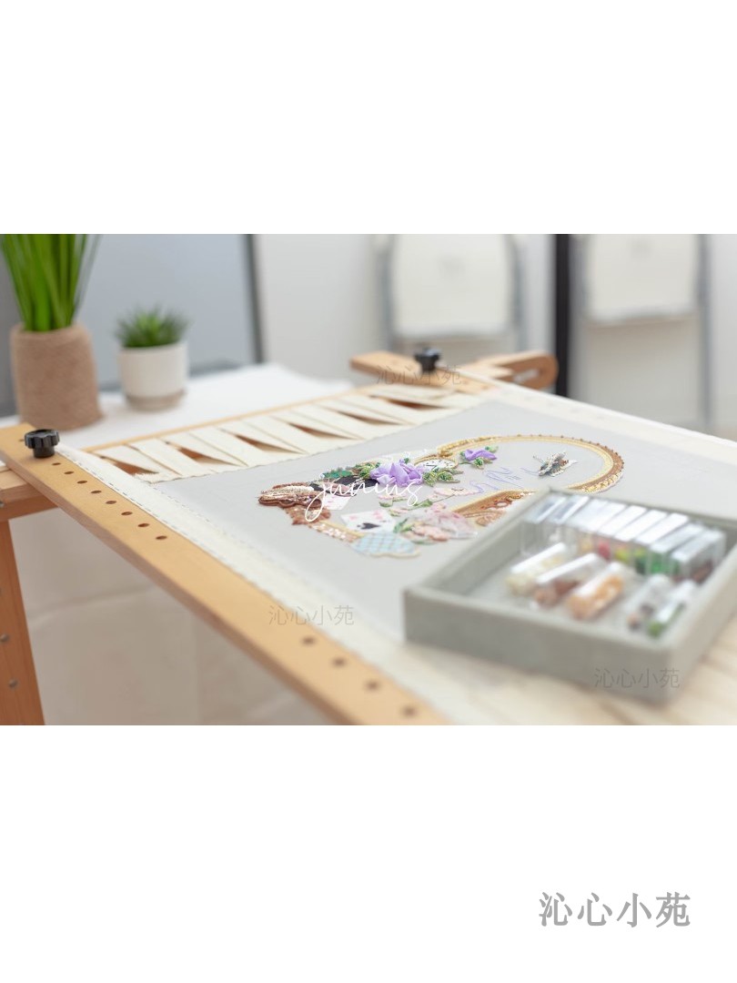 French embroidery frame 1m1 5m2m 100cm embroidery stretch embroidery frame roll stretch reverse embroidery cross stitch