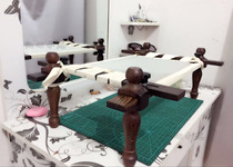 French embroidery frame 60 Zhen Zang embroidery stretch curled crochet needle reverse embroidery lesage French embroidery LUNEVILLE