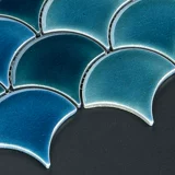 Вентиляционная рыбная масштабная масштаба инопланетная керамическая мозаичная мозаичная мозаичная плитка на сала