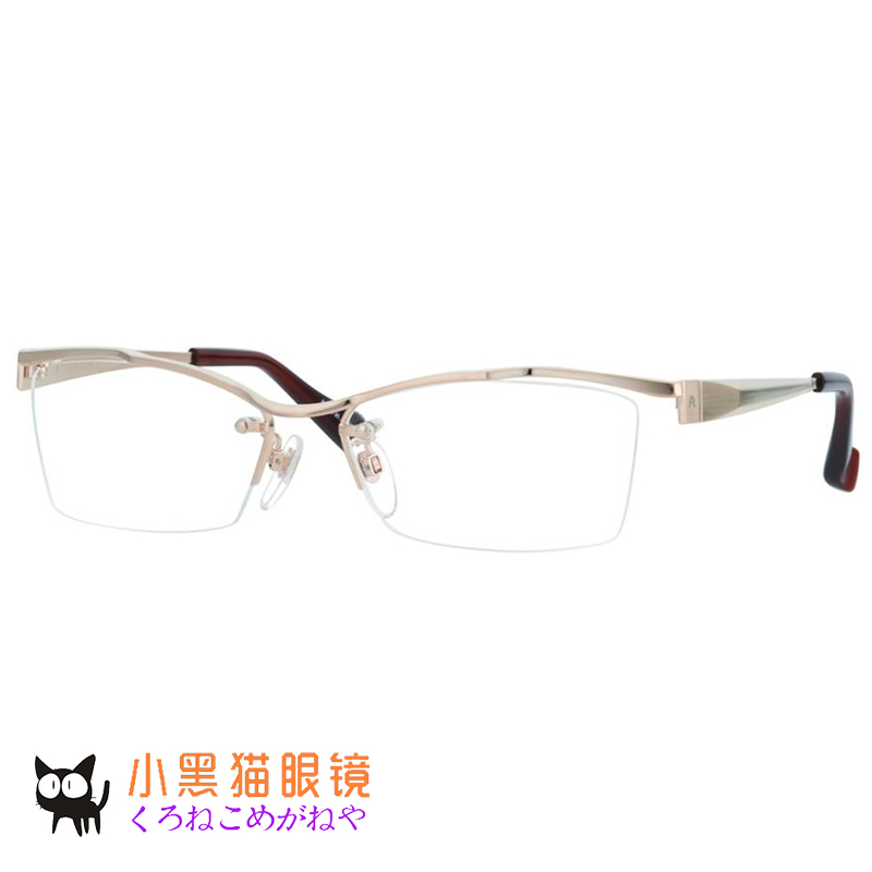 Japan direct mail Rodenstock Rodunstock titanium half frame ultra-light spectacle frame frame R0027 men's model