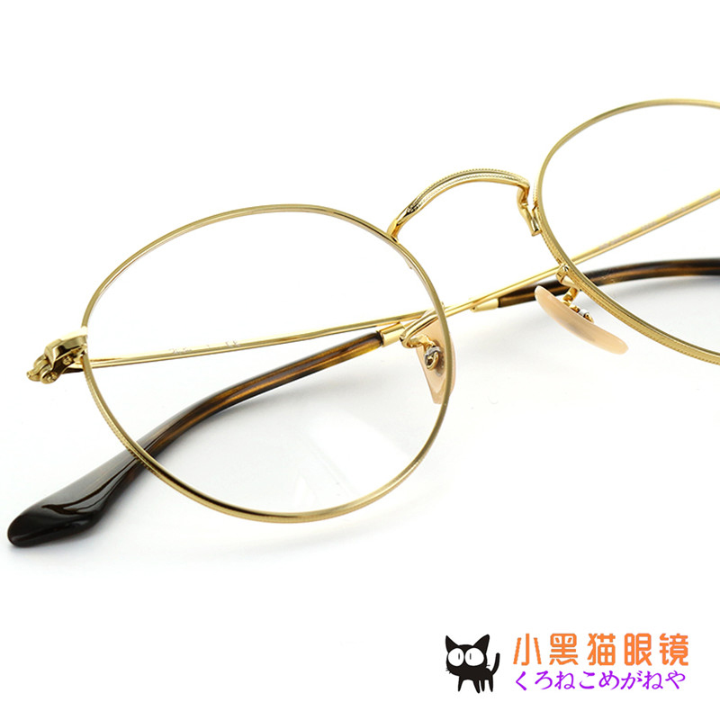 Japan direct mail Rayban Ray-Ban RX3447V retro metal round frame glasses frame frame Zhang Yixing same style