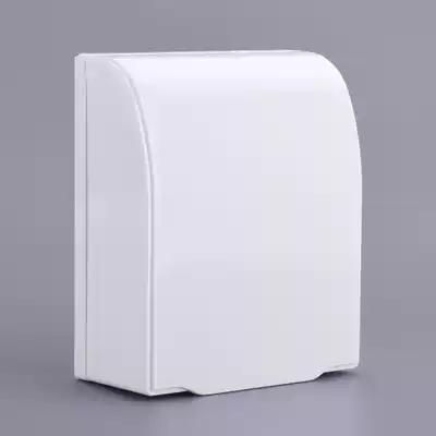 Wall switch socket panel combination package 86 waterproof box Splash-proof box Switch socket white universal