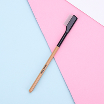 Natural Maker portable eyebrow comb Lash Comb with steel needle brow eyebrow dressing brush