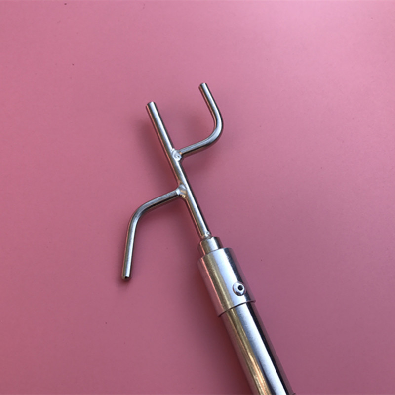 Stainless Steel Pointed-Free Hook for Home Use, Telescopic Rod, Solid Metal Wire Hook, Object Picker, Clothes Hook, Curved Hook Stainless Steel Pointed-Free Hook for Home Use, Telescopic Rod, Solid Metal Wire Hook, Object Picker, Clothes Hook, Curved Hook