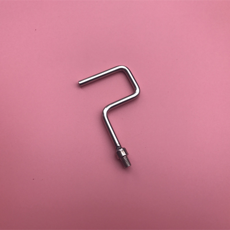 Tip - free square hook 8mm screw hook stainless steel square hook galvanized square large bending hook can be extended rod