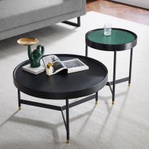 Italian coffee table round living room light luxury designer son mother coffee table TV cabinet art modern size combination coffee table