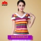 Yunshang Chunying Yang Liping Trang phục khiêu vũ vuông 2019 Mới hè ngắn tay áo thể thao Váy ngắn Set Dance Dance Dress - Khiêu vũ / Thể dục nhịp điệu / Thể dục dụng cụ