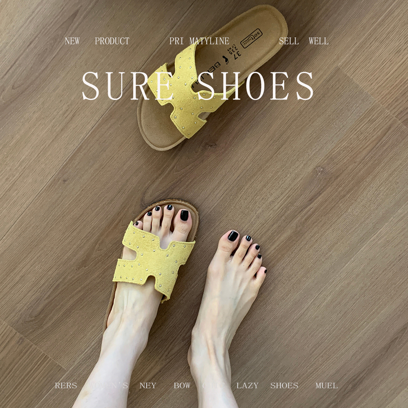 Sheepskin Version! Vacation-Style Beach Slippers for Women, Summer 2026 New Model, Slip-On Thick-Soled Birkenstock Sandals