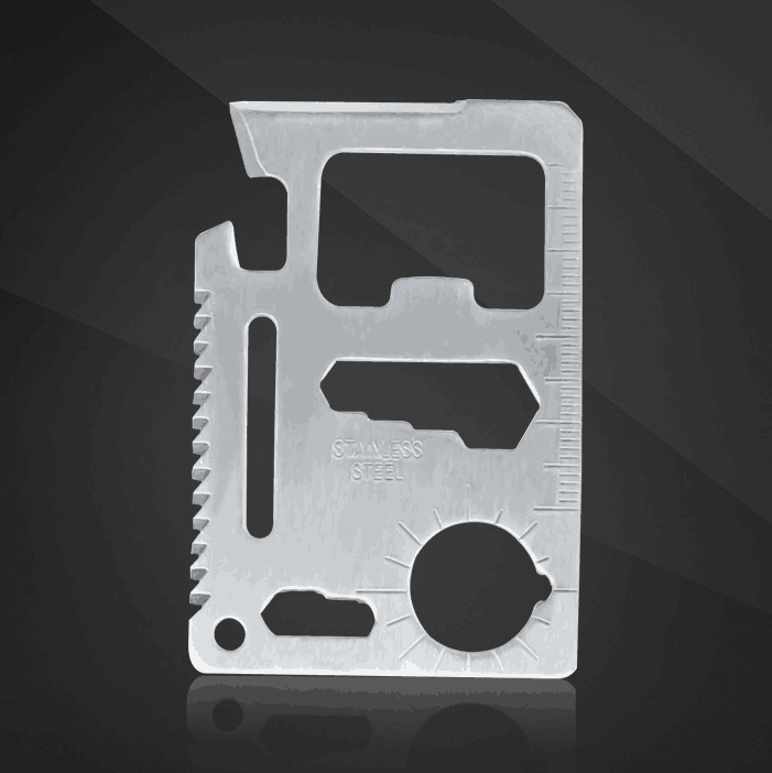 Car Supplies Outdoor Multifunction Blade Portable BOTTLE OPENER CAMPING SELF DRIVING TOOL CARD KNIFE