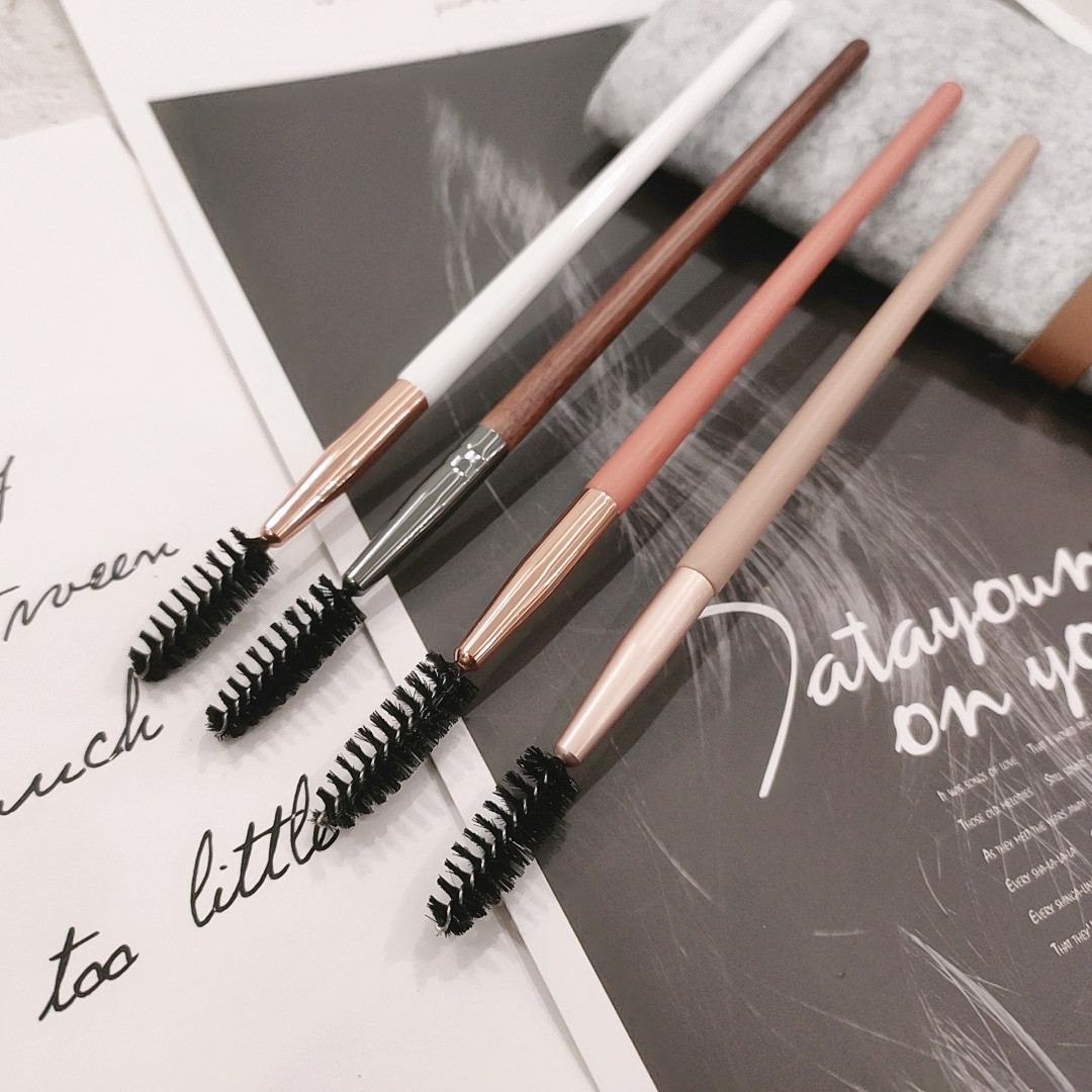 Good-looking pink eyebrow shaping comb spiral roll Spiral Brush Eyelash Brush Eyebrow Brush Brow Brush Can Be Bent