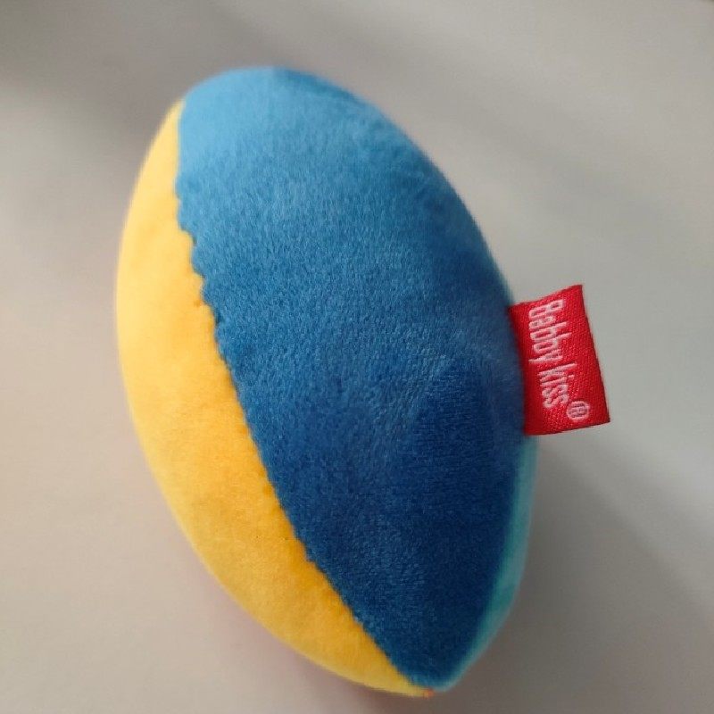 Colorful plush football filled with cotton baby toy ball: soft and ...