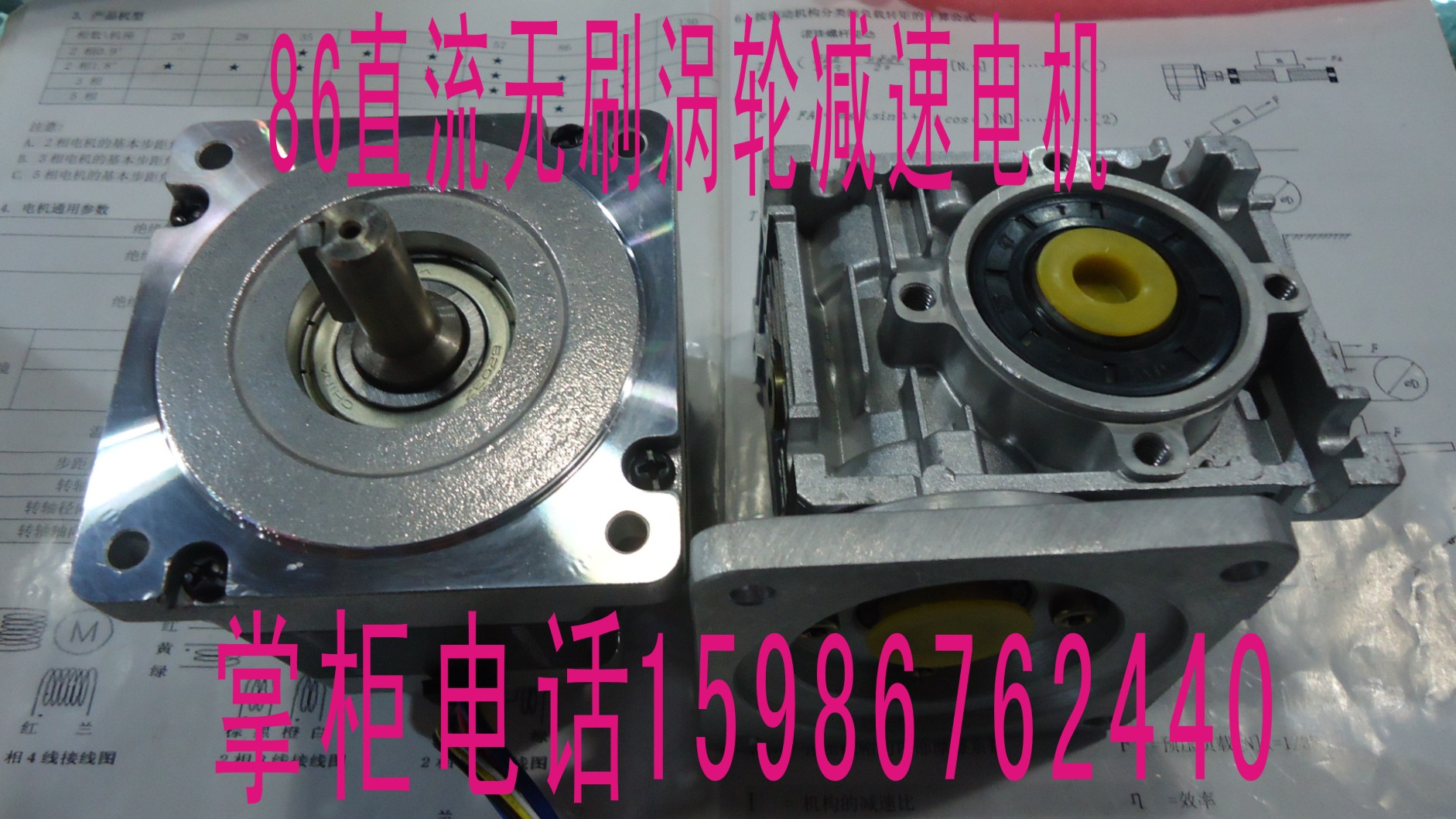 86 High pressure DC brushless turbo decelerated motor turbo-worm deceleration 220W decelerated 10 10 30 50