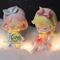 Dream Princess Girl Heart Girl Childrens Room Decoration Night Light Ornament Womens Birthday Gift Tanabata to Girlfriend