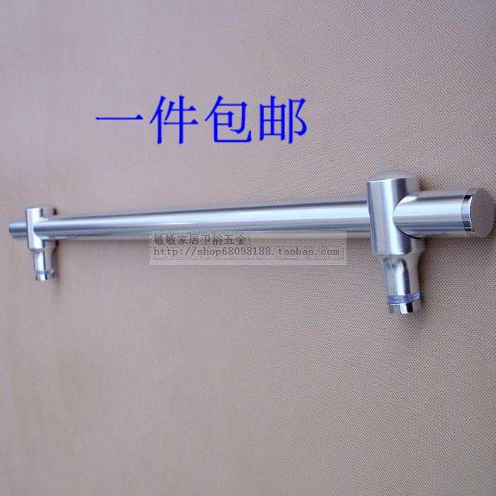 Thickened glass door modern handle shower room handle upscale bathroom moving door handle hole distance 440MM adjustable