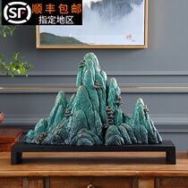 New Chinese style creative rockery ornaments TV cabinet furnishings Housewarming gifts Living room entrance wine cabinet Home decorations