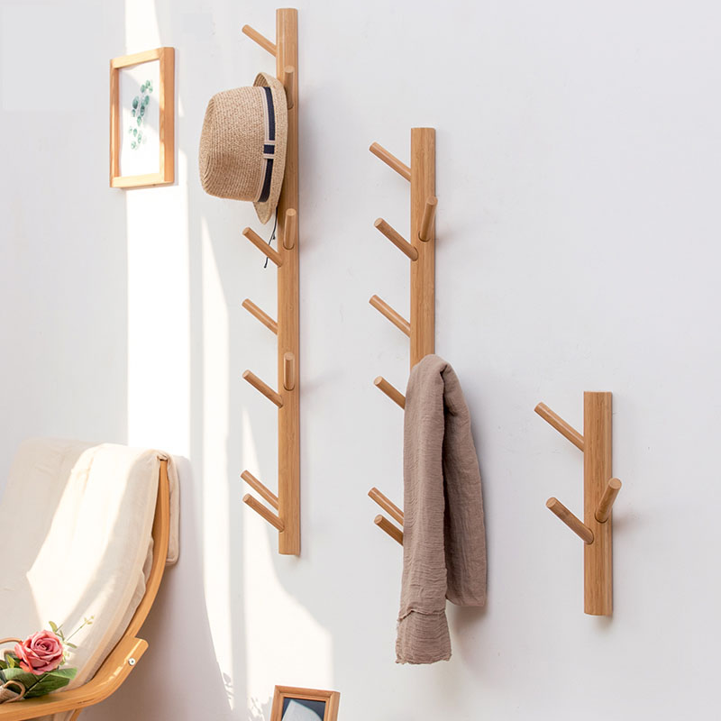 Creative Hanging Clothes Wall Branches Tree Bifurcation Hanger Clothes Hanger Personality Wall Corner Home Clothes Hat Rack