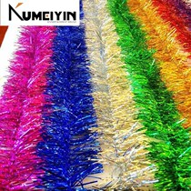 Christmas decoration articles dark green white edge color