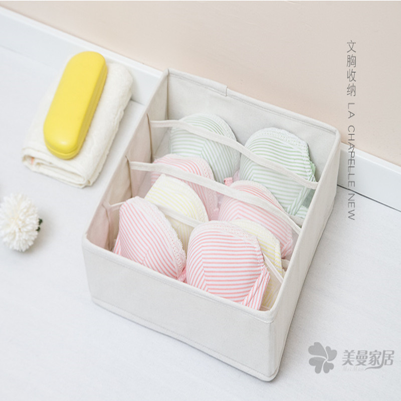Beauty Manbu Art Underwear Underwear containing box Sub-style Drawer Drawer Containing separated Socks Finishing Box