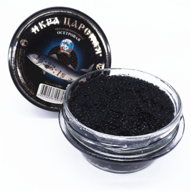 Russian Synthetic Caviar Imported Black Caviar Sushi Cuisine Condiments