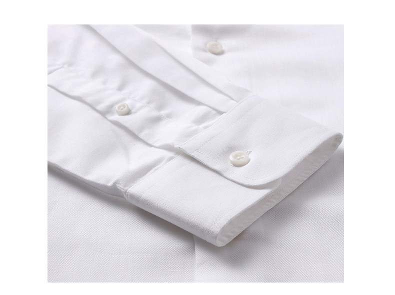 Hanp Hanma gia đình màu rắn nam cotton và linen dài tay áo sơ mi nam casual shirt linen thanh niên lỏng trắng áo sơ mi nam tay dài