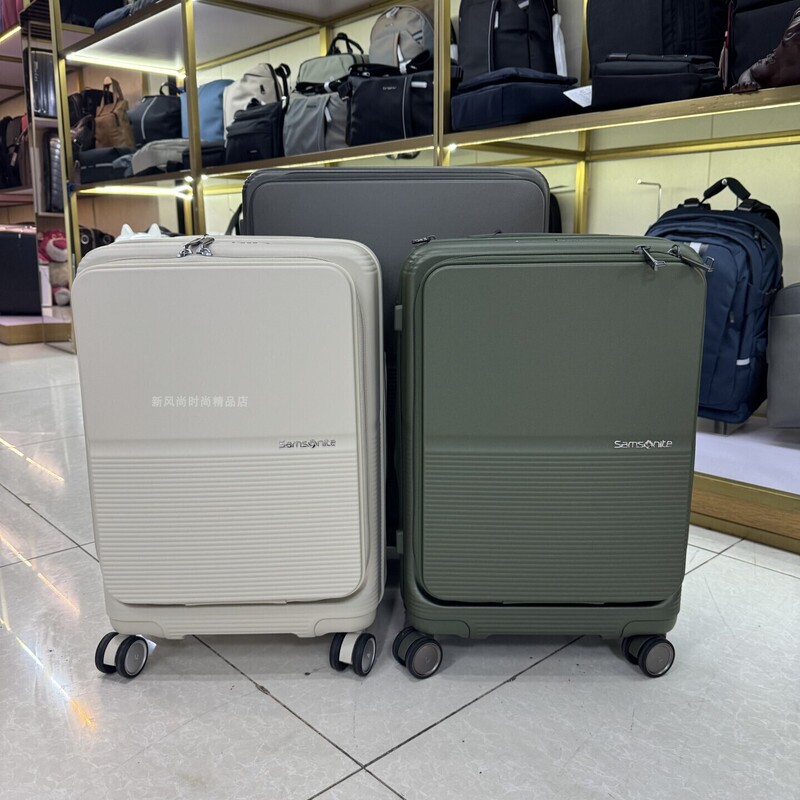 Samsonite Luggage Um0 Expandable Front Opening Large Capacity Trolley Suitcase Travel Suitcase Carry-On Suitcase Samsonite Luggage Um0 Expandable Front Opening Large Capacity Trolley Suitcase Travel Suitcase Carry-On Suitcase