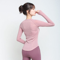 Fitness clothes womens quick-drying t-shirt net red yoga clothes Spring and summer thin thin tights running short-sleeved sports top