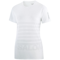 salomon萨洛蒙女款跑步运动短袖T恤舒适SENSE AERO SS TEE GFX W