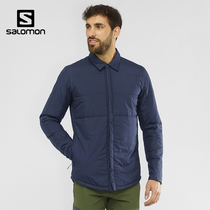 Salomon Salomon mens outdoor cotton clothing middle lapel inside the new thickened warm top in autumn and winter