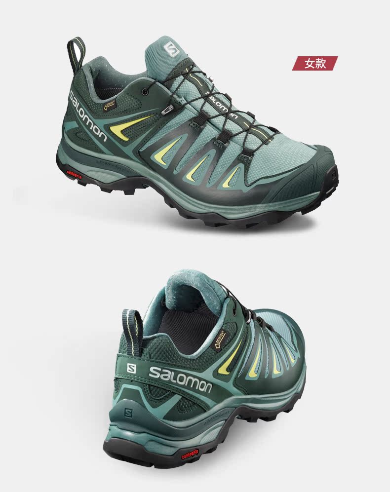 Salomon Salomon Giày nam và nữ ngoài trời Giày đi bộ GTX X ULTRA 3 19 sản phẩm mới mùa thu và mùa đông - Khởi động ngoài trời giày bao ho lao dong