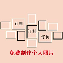 Eyebrow eye and lip micro plastic surgery background wall Beauty salon decoration hanging painting Custom nail semi-permanent pattern embroidery shop photo wall