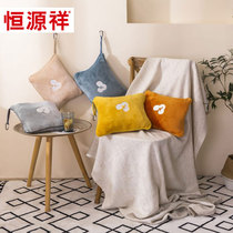 Hengyuanxiang car pillow quilt dual-purpose blanket pillow blanket two-in-one four seasons universal cushion quilt nap