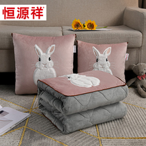 Hengyuanxiang car car velvet pillow quilt dual-purpose two-in-one thickened office nap pillow cushion quilt