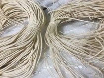 Beige cotton wax rope catcher dream net white wax thread tag rope single strand wax thread wrapped core cotton wax wax rope 120 meters