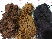 Brown nylon thread tag brown crochet wire handmade diy crochet hook hat straw hat line 55 m