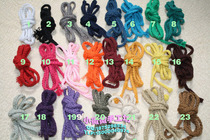 5mm kindergarten decorative colored cotton handmade DIY colored cotton eight-strand cotton rope drawstring