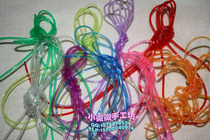 2mm color plastic hose hollow tube hand hose childhood memories hand-woven crystal glue line 4 meters