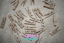 Clip primary color wood clip photo clip hemp rope clip clip clip send hemp rope 20