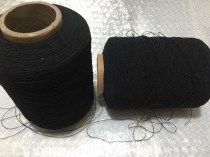 Black ultra-fine elastic thread round elastic thread sewing bottom line 0 3mm0 4mm glove elastic line 3300 m