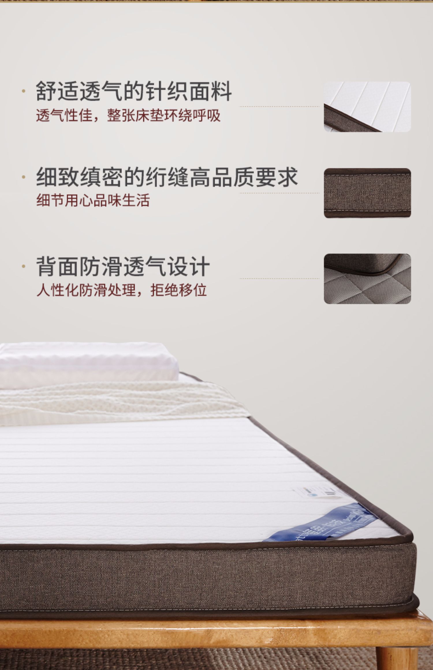 Mủ cao su dày bộ nhớ nệm nệm 1,8m Simmons đệm nhíp gấp đôi đệm xốp gia đình 1.5 - Nệm các loại nệm