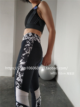 Foreign trade original single British NewL * k high European and American wind speed dry stretch sports fitness exercise Yoga tight nine-point pants