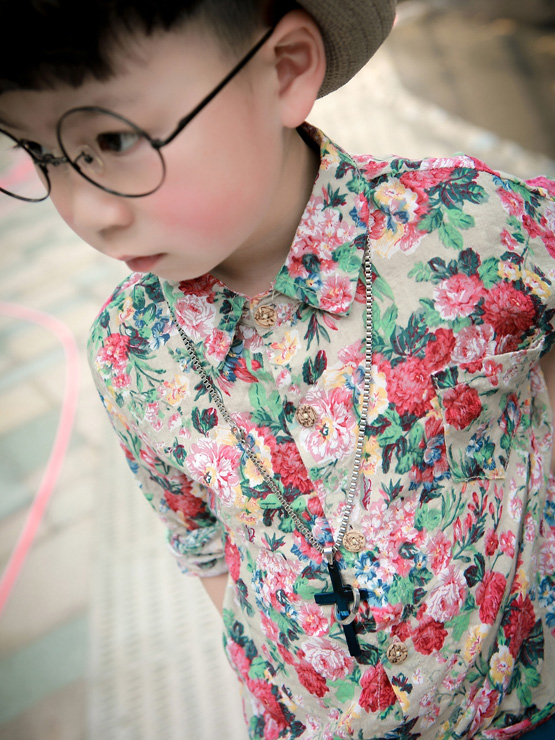 Chemise garcon à manche longue - Ref 2082394 Image 30