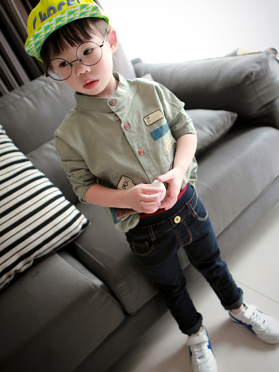 Chemise enfant à manche longue - Ref 2084293 Image 22