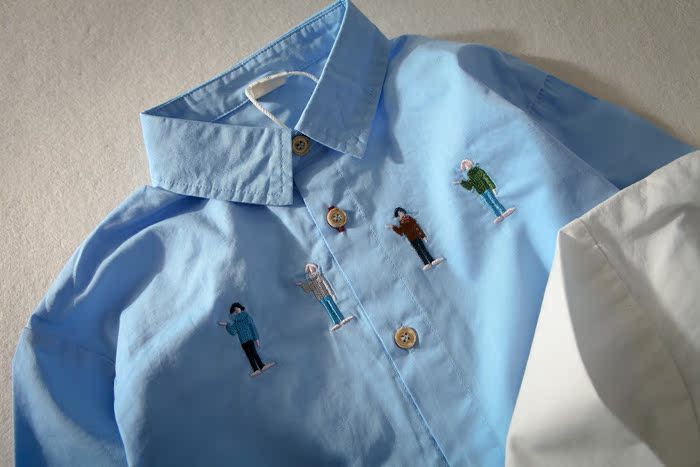 Chemise garcon à manche longue - Ref 2082399 Image 41