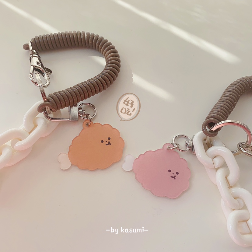 Original chicken leg key buckle cute with weird pendant small gift car key buckle anti-lose rope bag hanging decoration 
