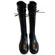 Knight boots women's genuine leather lace-up high boots 2025 autumn and winter new style ann long Martin boots over the knee boots