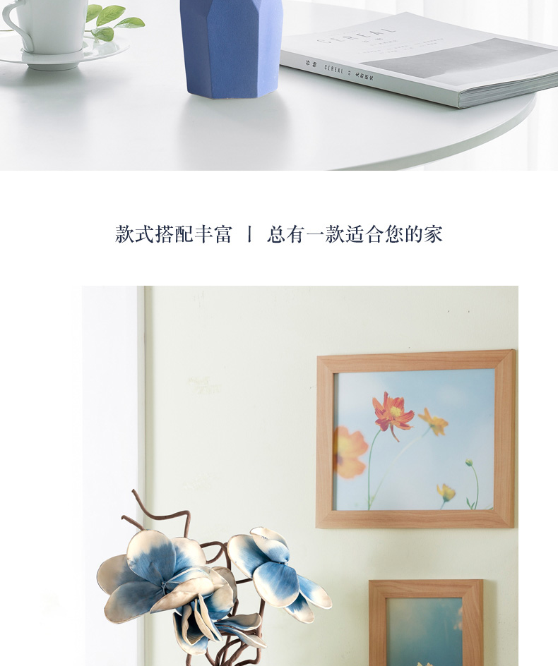 Jingdezhen ceramic Nordic vase contracted TV ark of desk of I sitting room porch creative furnishing articles dried flower vase