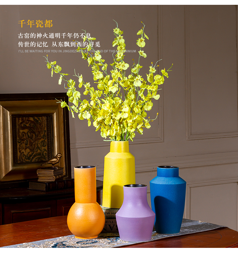 New Nordic style inserted between ceramic vase wind furnishing articles example custom sitting room adornment hydroponic lucky bamboo flowers