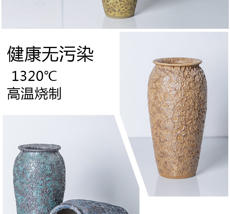 New ceramic furnishing articles in the New Chinese style restoring ancient ways is dried flowers sitting room porch TV ark adornment of I and contracted hydroponics