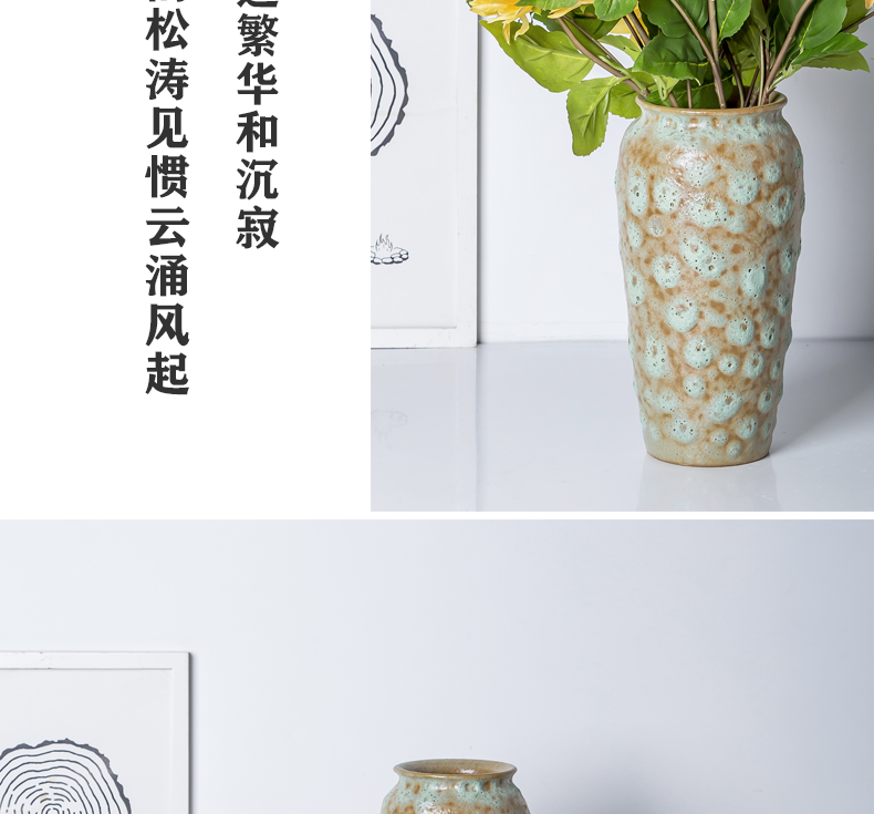 New ceramic furnishing articles in the New Chinese style restoring ancient ways is dried flowers sitting room porch TV ark adornment of I and contracted hydroponics